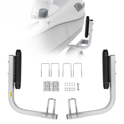 Boat Trailer Guide Adjustable Guide Poles 2PCS Rustproof Galvanized Steel Trailer Guide