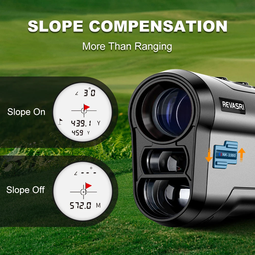 Rangefinder, 6x Magnification, Flag-Lock Vibration, and Slope-Compensated Distance Function