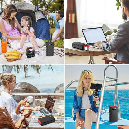 88Wh Portable Power Station 110V/65W Power Bank Battery Charger