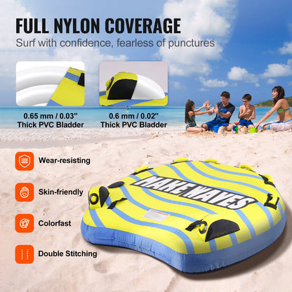 Towable Tube with Bumper Fins