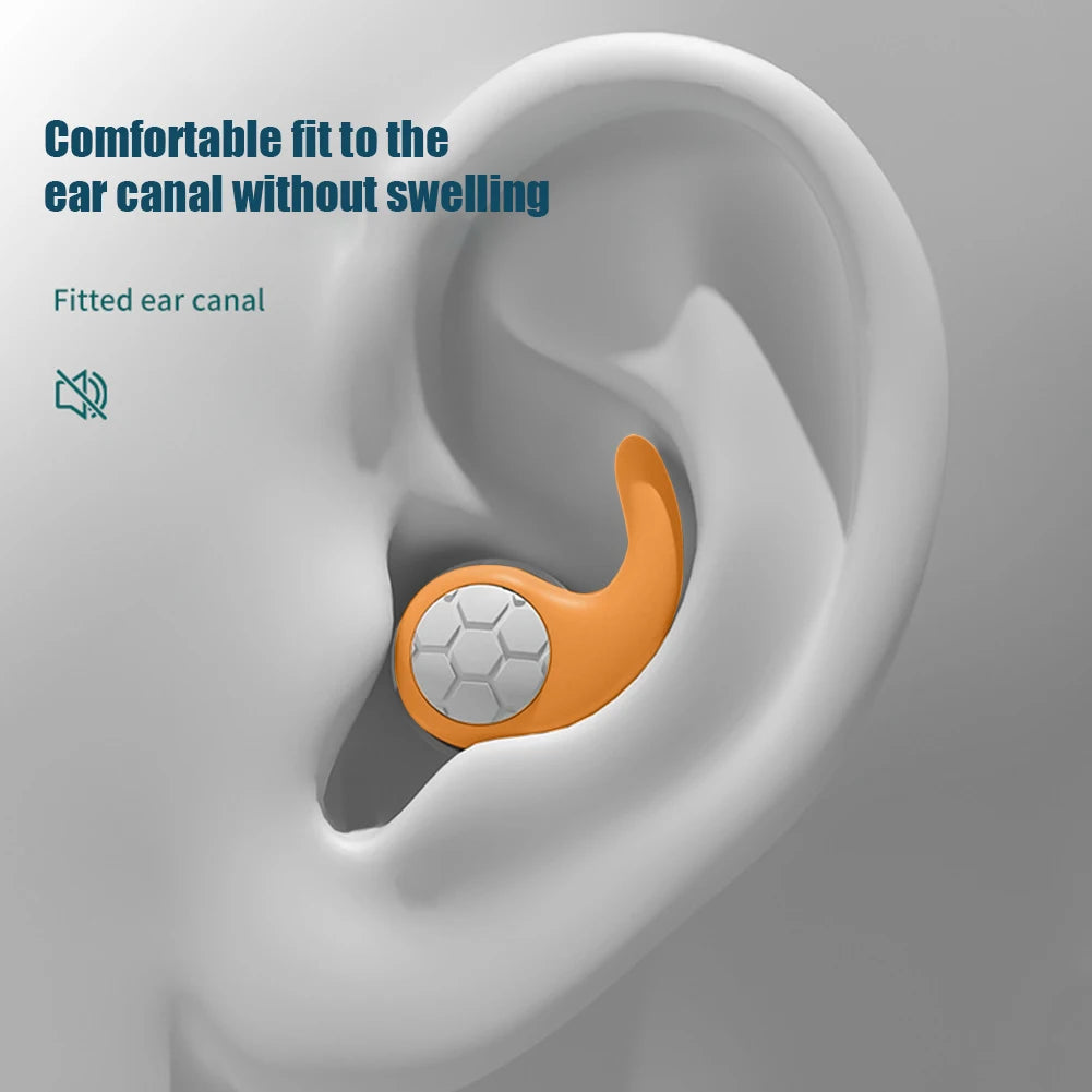 Silicone Earplugs Waterproof Swimming Ear Plugs Noise Reduction Ear Protector for Sleeping Diving Soft Nano Silica Gel Earplug