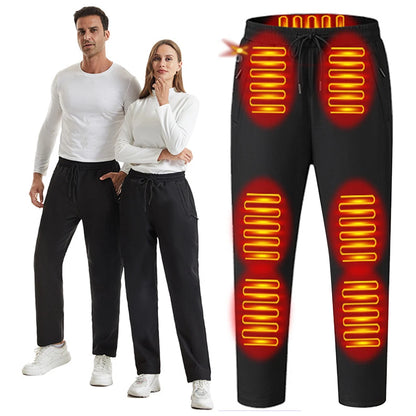 USB Powered Heated Pants for Men and Women with 12 Heating Zones and Three Temperature Modes