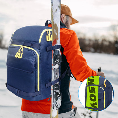 Travel Backpack for Ski Helmet Goggles Gloves Skis Snowboard, Boots & Accessories