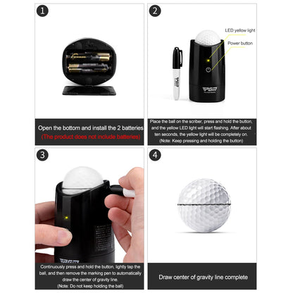 Ball Spot Marker Tool Electric Scriber Finds Center of Gravity Training Aids