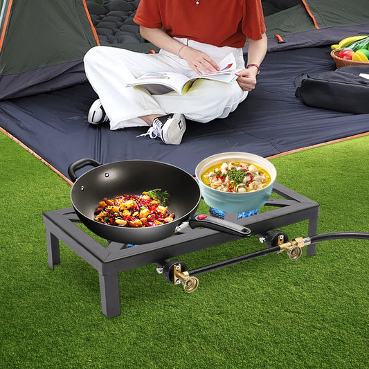 Portable Double Burner Propane Stove