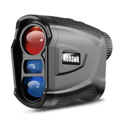 NOHAWK 1000yds Golf Rangefinder, M/Y Unit Switching, Flag Lock, Slope Compensation Distance with Magnetic Function