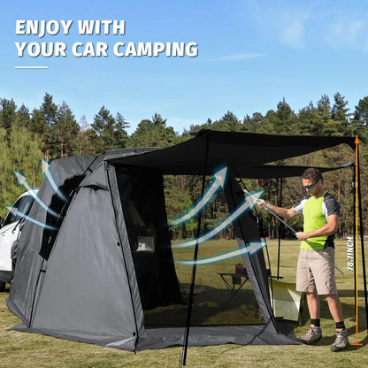 SUV Car Tailgate Tent for Camping,