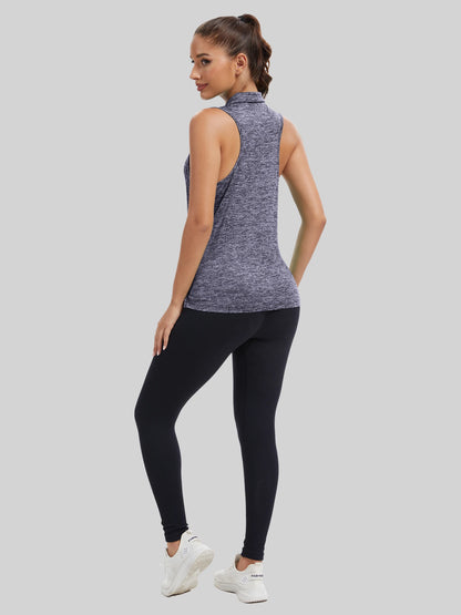 Sleeveless Golf Shirts for Women with Collar - Moisture Wicking Tennis Top Athletic Polo Tank Tops for Golf, Tennis, Workouts