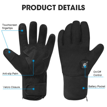 Rechargeable Ski Heated Gloves Men Women