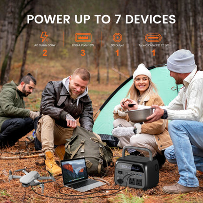 110V 500W Portable Solar Power Generator Station