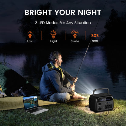 110V 500W Portable Solar Power Generator Station