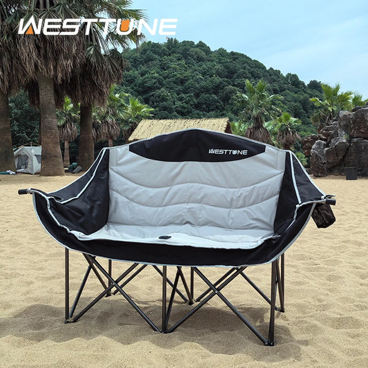 Portable Double Camping Chair Heavy Duty