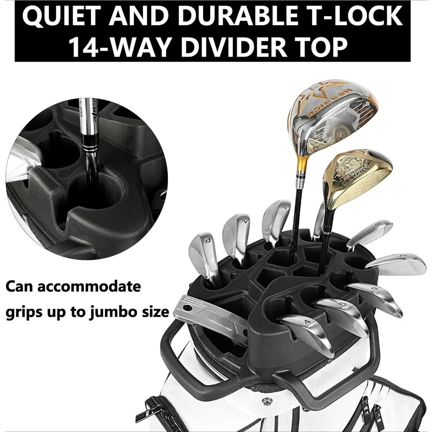 Multi Storage Golf Cart Bag