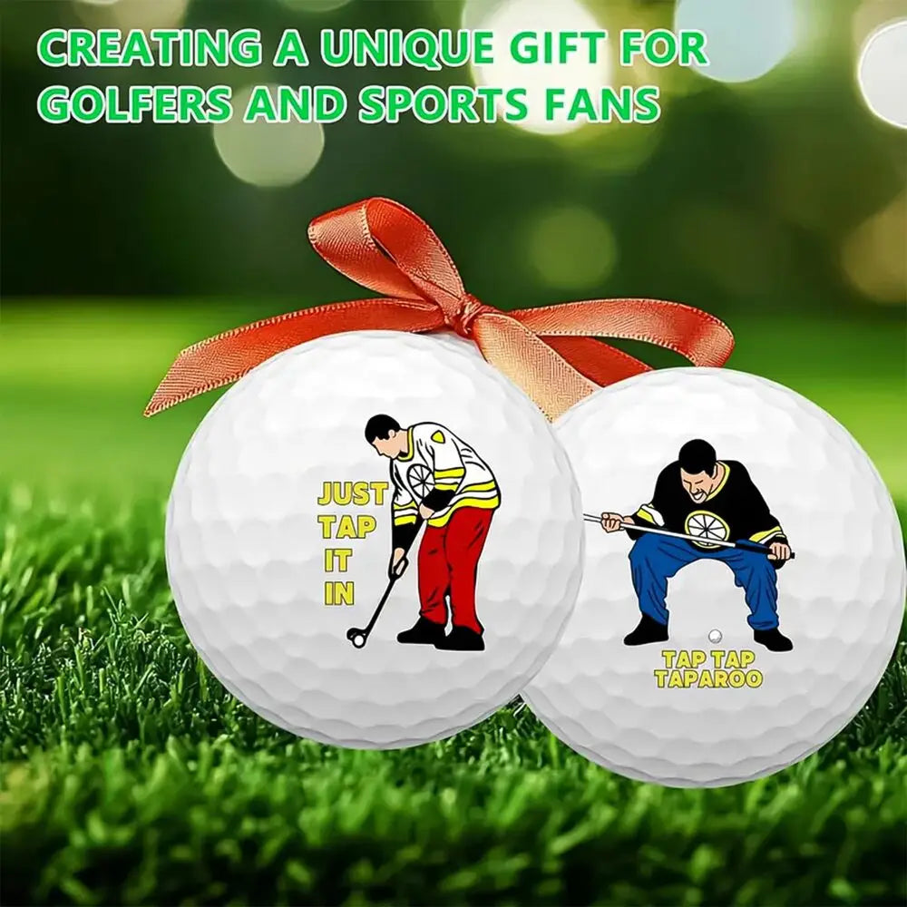Present for Men Dad; 4 Counts Funny Novelty Golf Balls